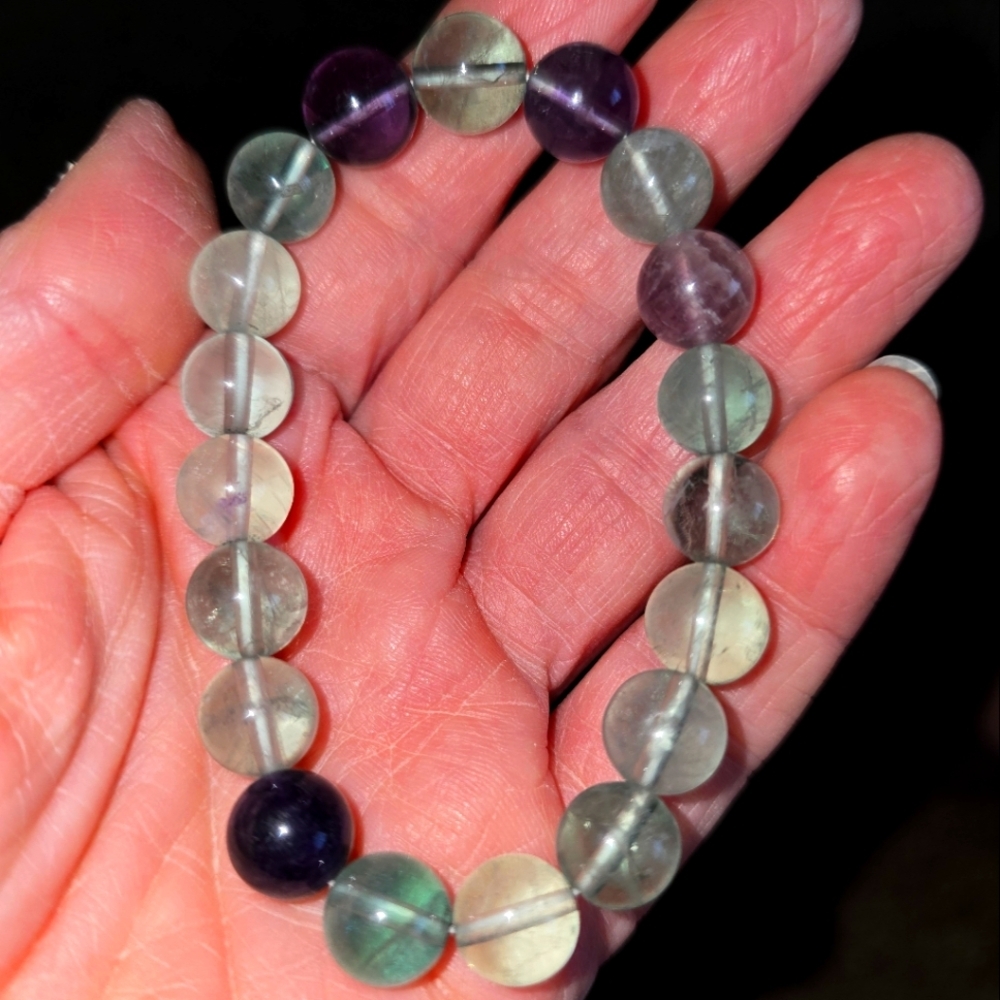 10mm Fluorite Bracelet ON SALE 🔥